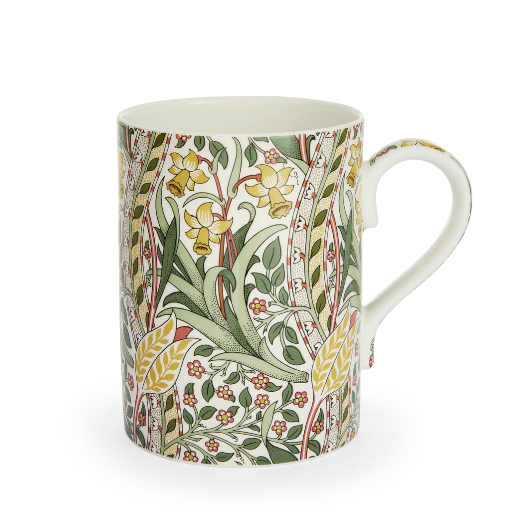 Lot De 2 Tasses Spode Morris & Co Pimpernel Et Algues - Motif Multicolore Élégant
