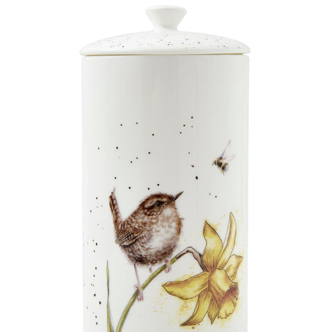 Wrendale - Lidded Store Jar - Tall - Wren