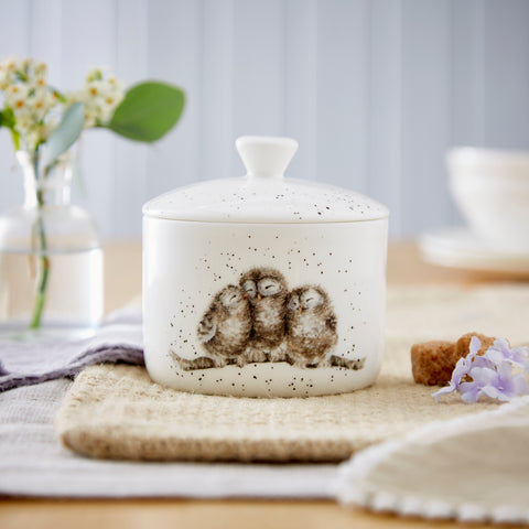 Wrendale - Lidded Store Jar - Small - Owls