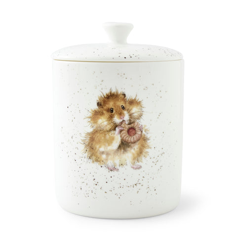 Wrendale - Biscuit Barrel - Ceramic - Hamster - OUT OF STOCK - ORDER NOW FOR MAY / JUNE DELIVERY