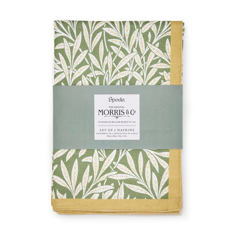 Spode - Morris & Co - Napkins - Set of 2 - Willow