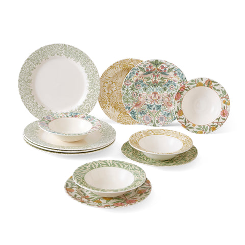 NEW - Spode - Morris & Co - 12 Piece Set