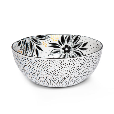 Sara Miller - Artisanne Noir - Medium Bowl - Set of 4