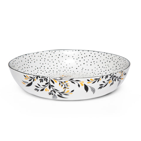 Sara Miller - Artisanne Noir - Low Bowl - Set of 4