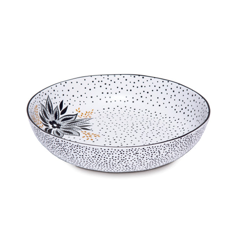 Sara Miller - Artisanne Noir - Low Bowl - Set of 4