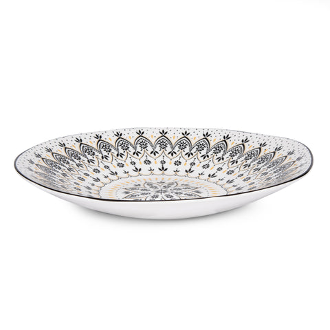 Sara Miller - Artisanne Noir - Serving Bowl - Medium - Mandala