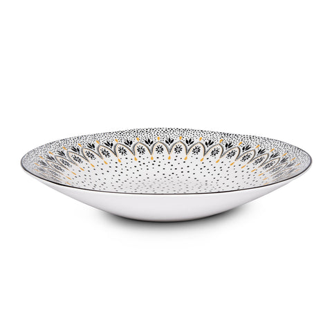 Sara Miller - Artisanne Noir - Serving Bowl - Large - Mandala