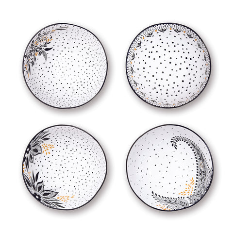 Sara Miller - Artisanne Noir - Small Bowl - Set of 4