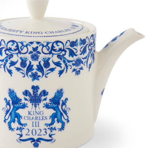 NEW - Spode - King Charles III Coronation - Commemorative Teapot 1.14 Litre / 2 Pint