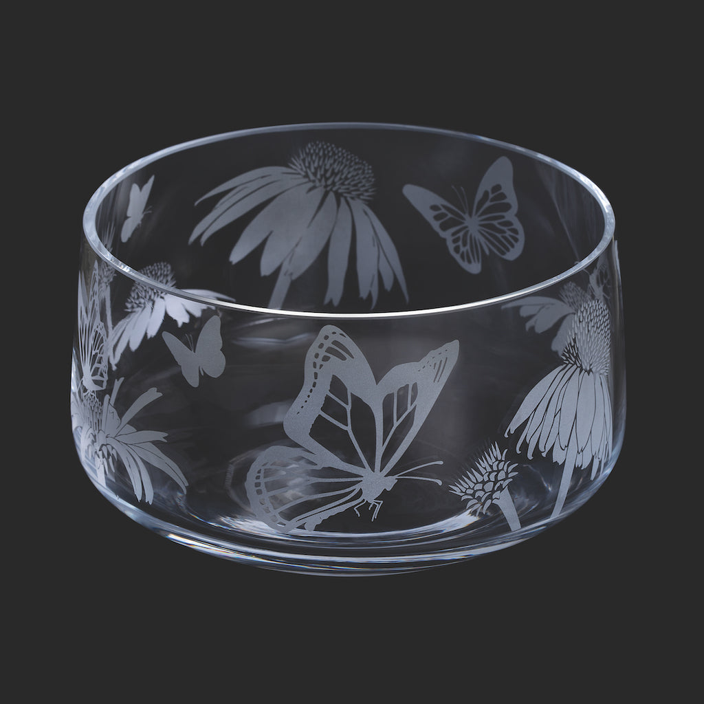 Dartington Crystal - Aspect - Giftware - Bowl - Butterflies