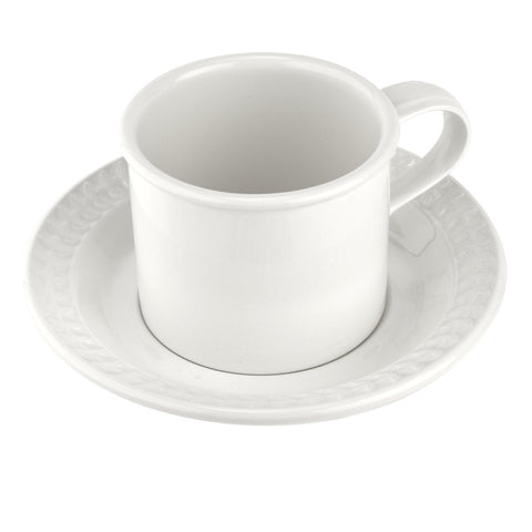 Botanic Garden Harmony Breakfast Cup & Saucer - White