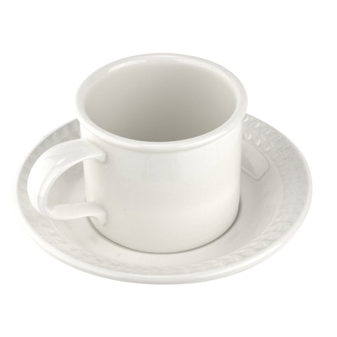 Botanic Garden Harmony Breakfast Cup & Saucer - White