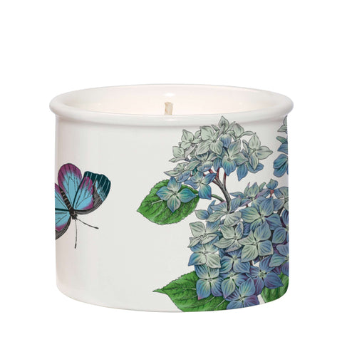 Botanic Garden - Ceramic Candle Pot - Hydrangea