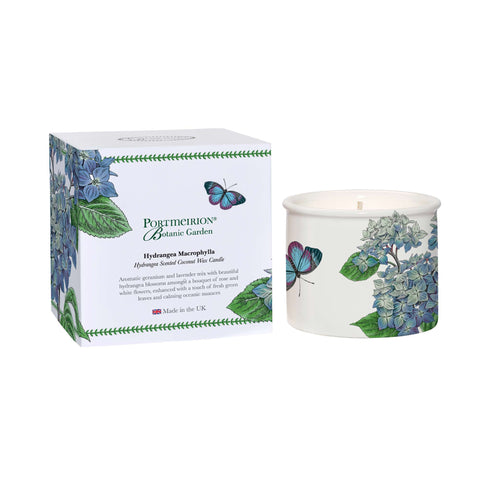 Botanic Garden - Ceramic Candle Pot - Hydrangea