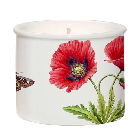 Botanic Garden - Ceramic Candle Pot - Poppy