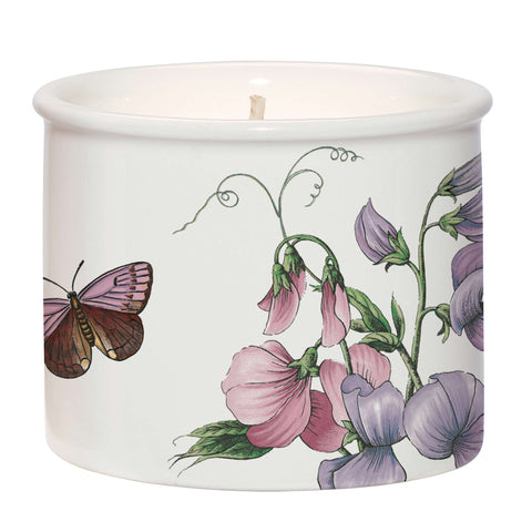 Botanic Garden - Ceramic Candle Pot - Sweet Pea
