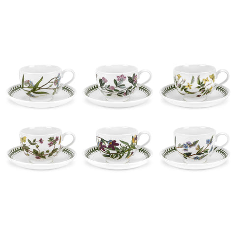 Botanic Garden Tea Cup & Saucer ( T ) Traditional Shape