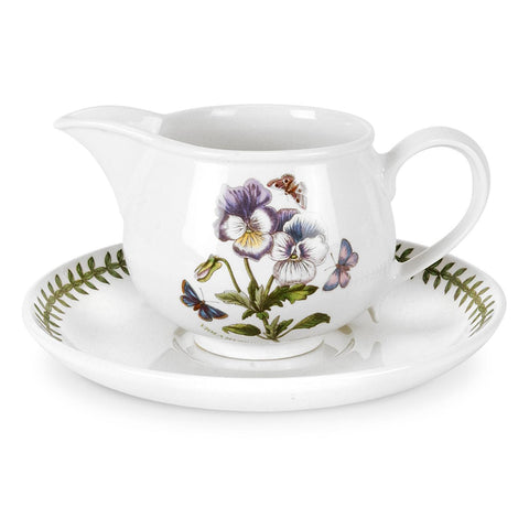 Botanic Garden Gravy / Sauce Boat & Stand