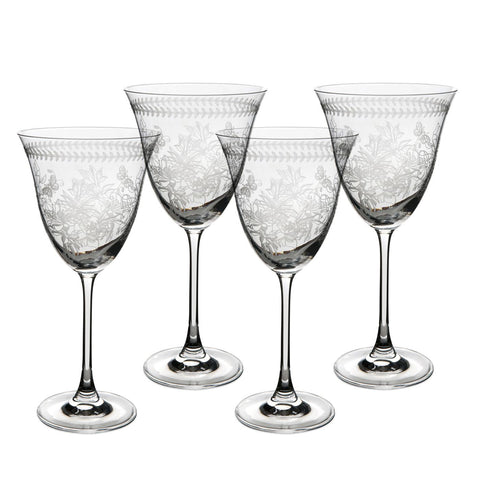 Botanic Garden - Gift Box set of 4 Wine Glasses