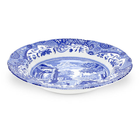 Spode - Blue Italian - Plate / Bowl - Soup 23cm / 9"