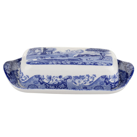 Spode - Blue Italian - Butter Dish