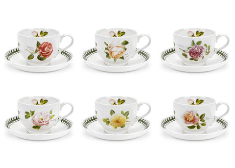Botanic Roses - Tea Cup & Saucer