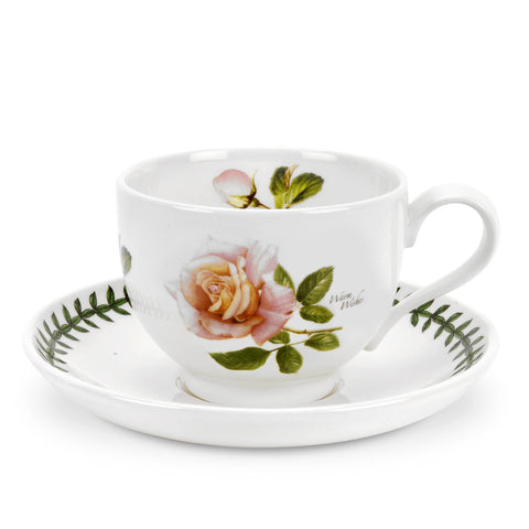 Botanic Roses - Tea Cup & Saucer