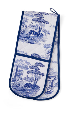 Spode - Blue Italian - Double Oven Gloves