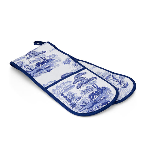 Spode - Blue Italian - Double Oven Gloves