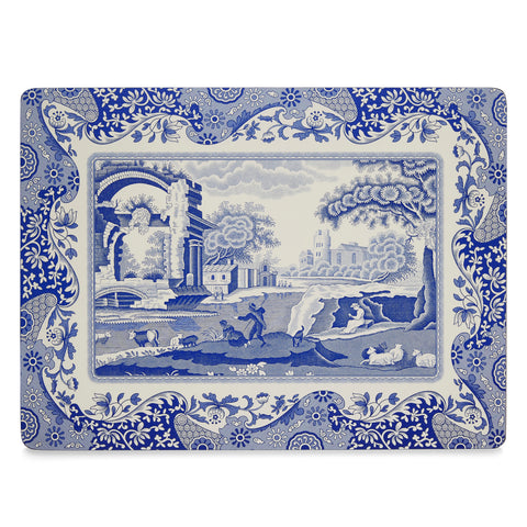 Spode - Blue Italian - Placemats - Extra Large - Set of 4