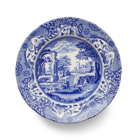 Spode - Blue Italian - Plate / Bowl - Soup 23cm / 9"