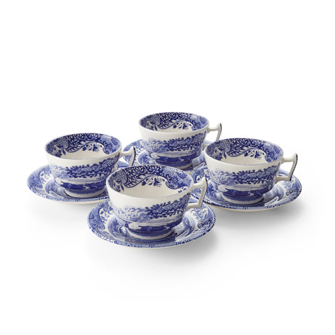 Spode - Blue Italian - Teacup & Saucer