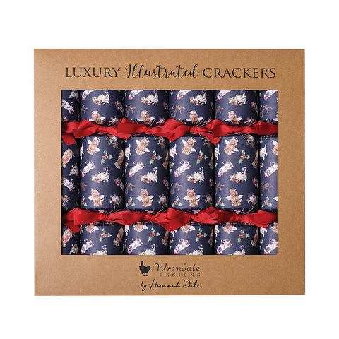 Wrendale - Christmas - Luxury Crackers - Box of 6