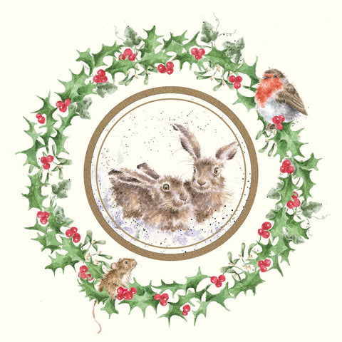 Wrendale - Christmas Decoration Card