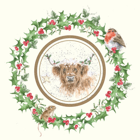 Wrendale - Christmas Decoration Card