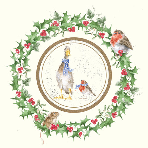 Wrendale - Christmas Decoration Card