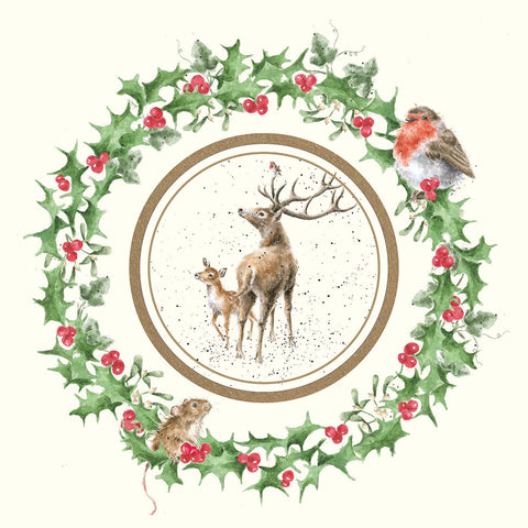 Wrendale - Christmas Decoration Card