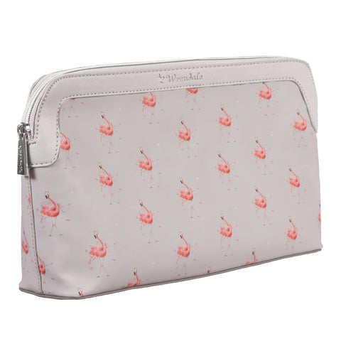 Wrendale Large Cosmetic Bag - Flamingo - LAST ONE BUY NOW !