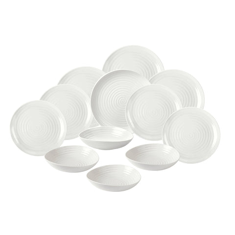 Sophie Conran - 12 Piece White Dinner Service - NEW Coupe Shape