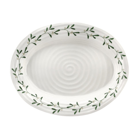 Sophie Conran Mistletoe Medium Oval Platter 37cm / 14.5"