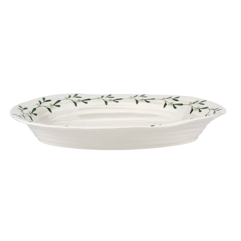 Sophie Conran Mistletoe Medium Oval Platter 37cm / 14.5"