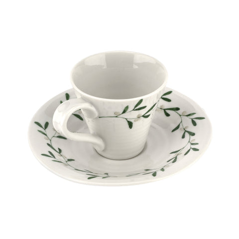 Sophie Conran Mistletoe Espresso Cup & Saucer  ( Box Set of 2 )