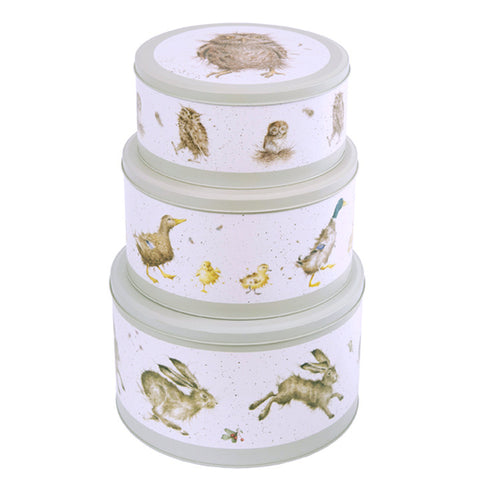 Wrendale - Nest of 3 Cake Tins