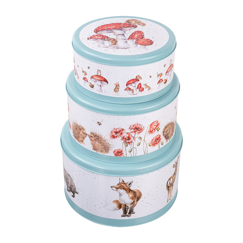 Wrendale - Nest of 3 Cake Tins - The Country Set