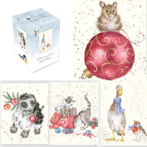Wrendale - Charity Mini Boxed Christmas Cards