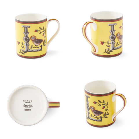 Spode - Kit Kemp - Alphabet - Mug - 20 Letters Available