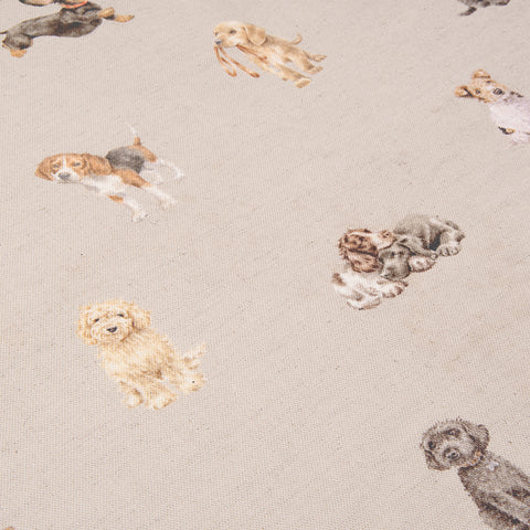 Wrendale - Home - Fabric - Dog Grey