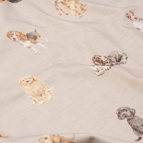 Wrendale - Home - Fabric - Dog Grey