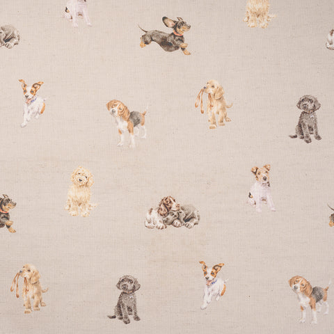 Wrendale - Home - Fabric - Dog Grey