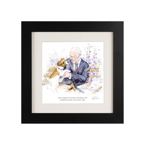 SPECIAL OFFER - LIMITED STOCK - Wrendale - KING CHARLES III - Coronation Prints